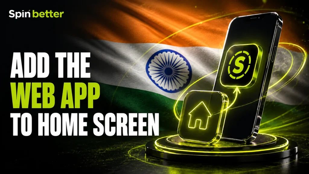 Add the SpinBetter web app to your home screen
