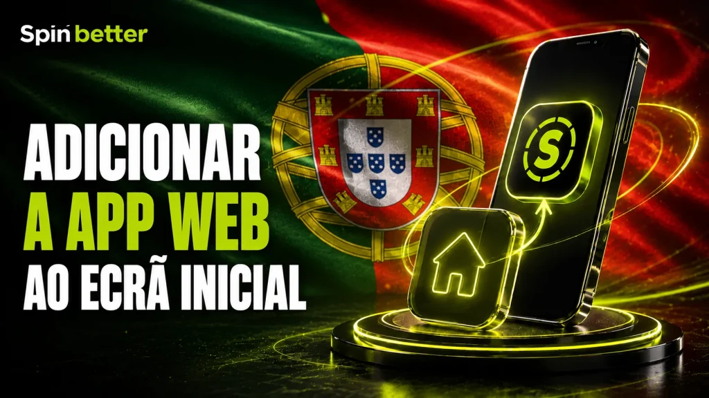 Adicione a aplicação web da SpinBetter ao ecrã inicial