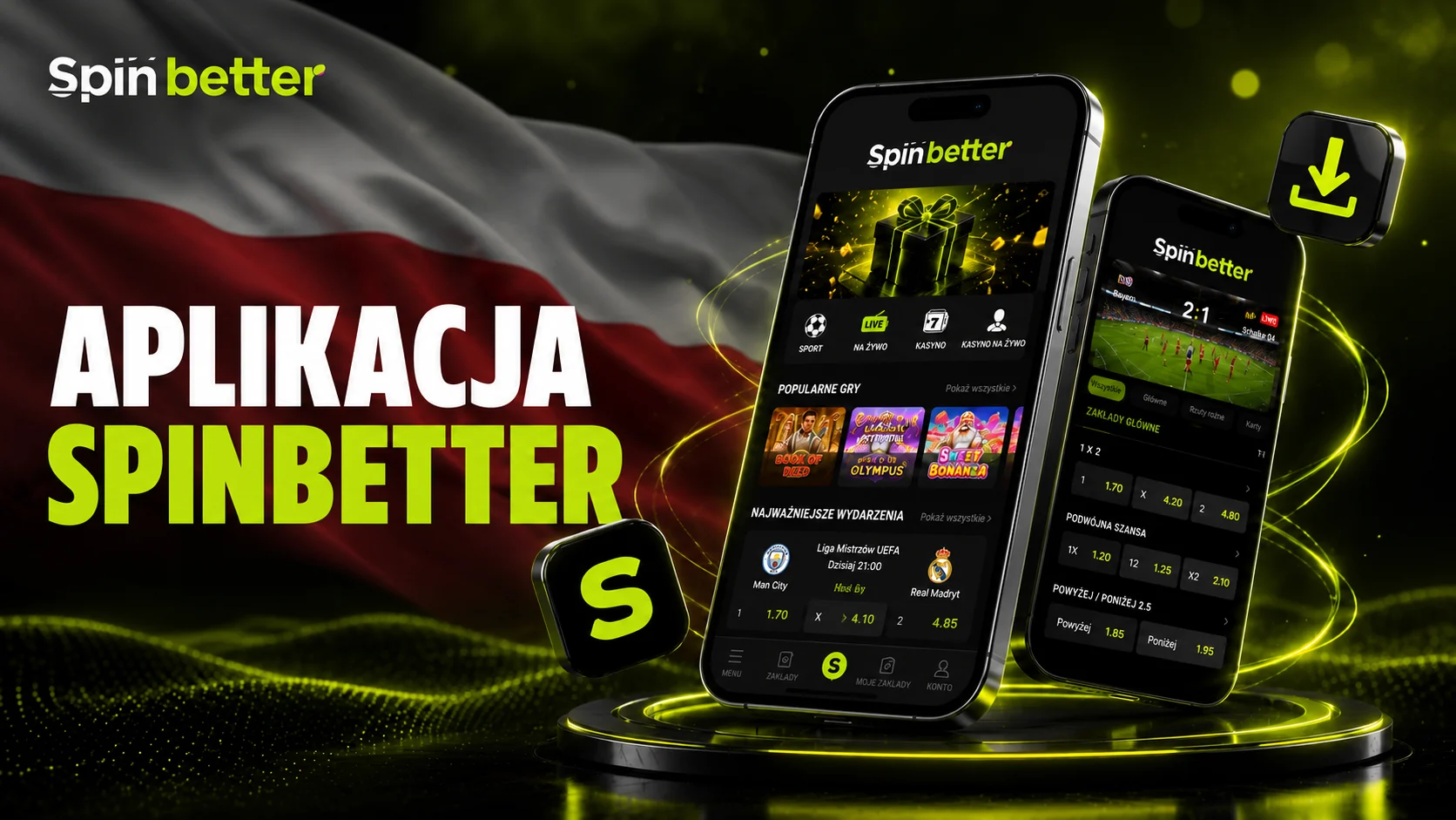 Aplikacja mobilna SpinBetter