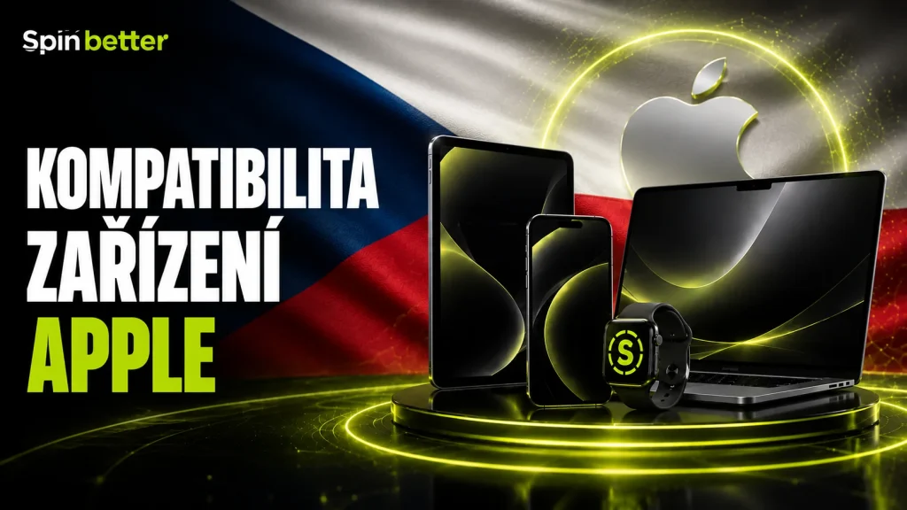 SpinBetter je kompatibilní se zařízeními Apple