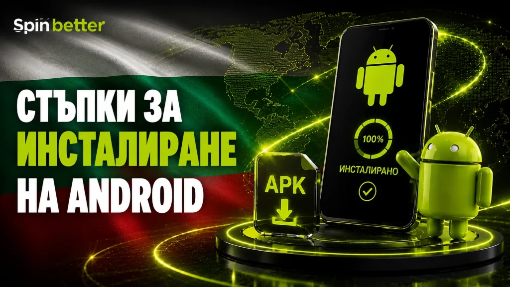 Инструкции за инсталиране на приложението SpinBetter за Android
