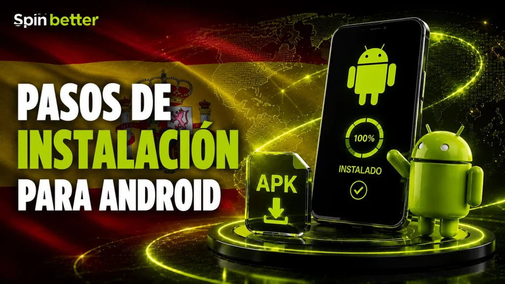 Guía de instalación de la aplicación SpinBetter para Android