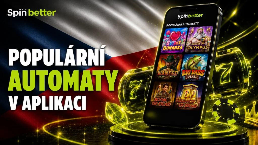 Populární automaty v aplikaci SpinBetter