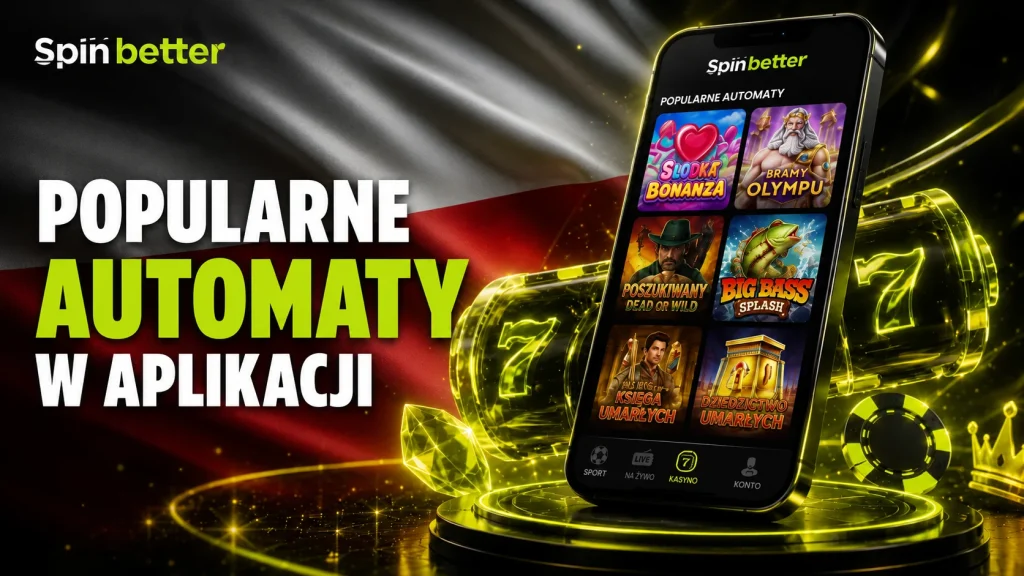 Popularne automaty w aplikacji SpinBetter