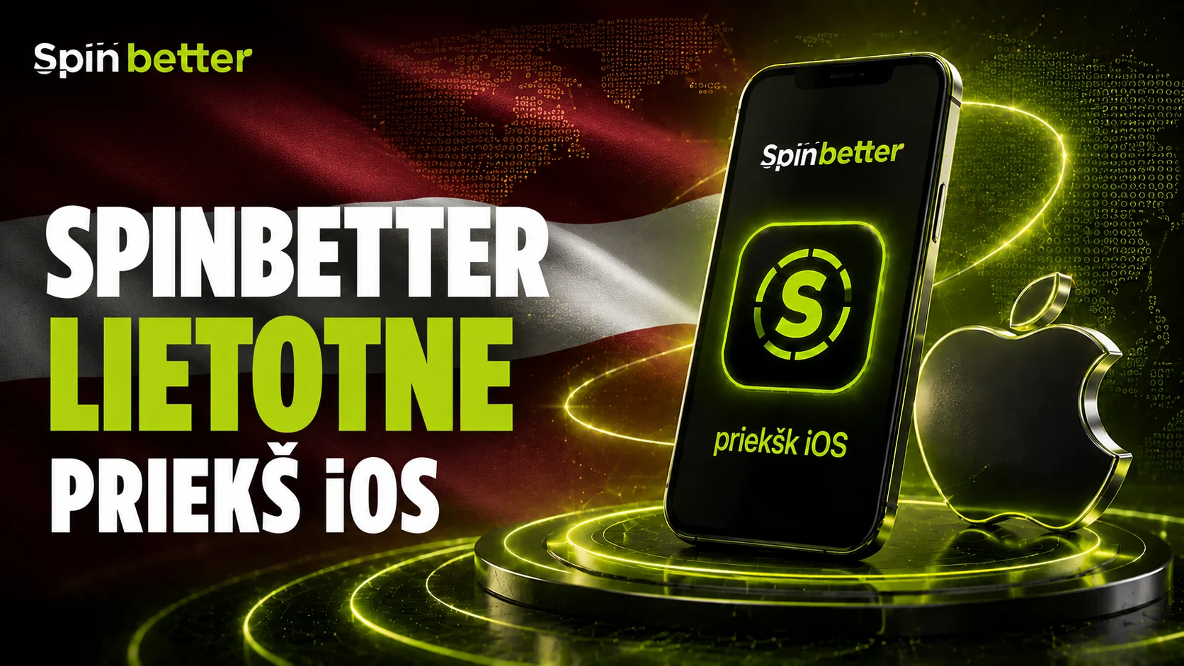 SpinBetter mobilā lietotne iOS ierīcēm